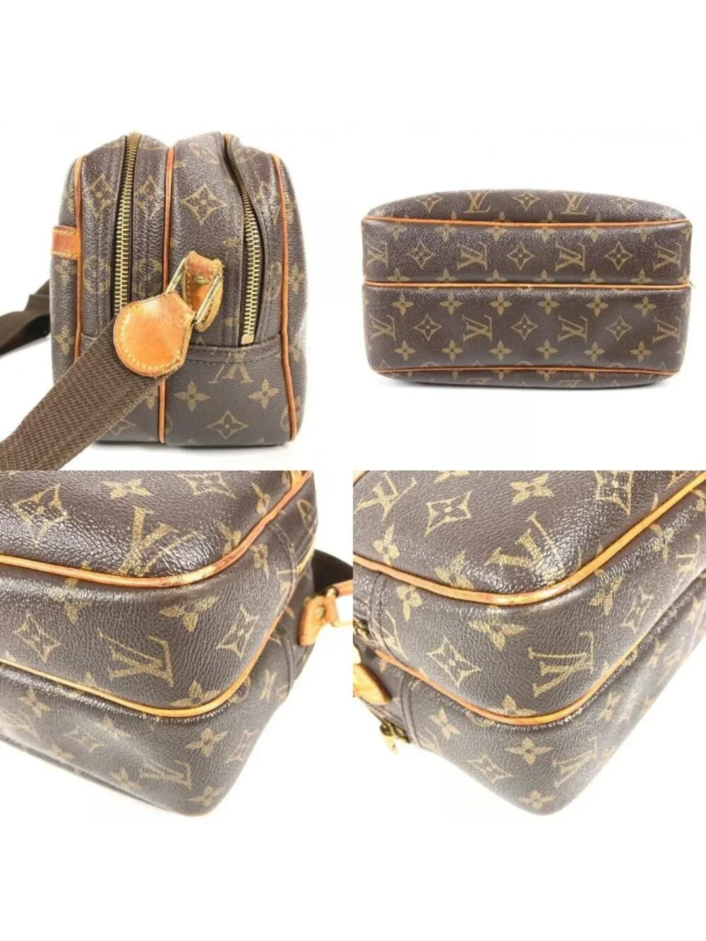 Louis Vuitton Shoulder Bag Reporter PM Lipoter PM Monogram Canvas Brown